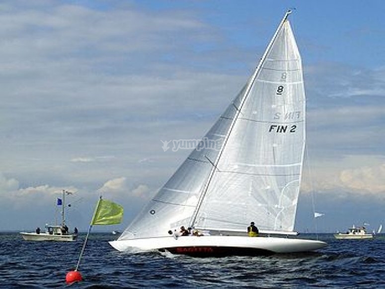 Keel boat sailing Keel boat sailing